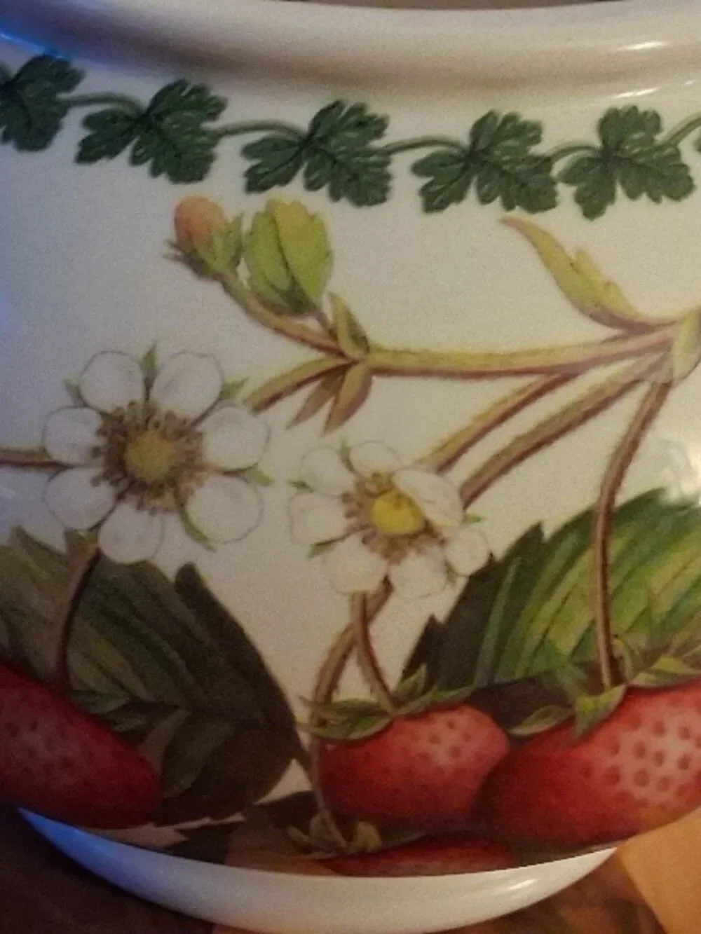 Vintage Portmeirion Strawberry Fair Teapot & Lid ~Discontinued Item